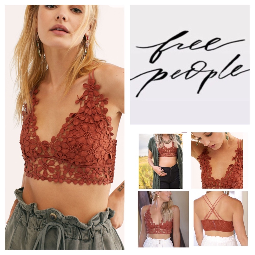 Free People Intimately Miss Dazie Bralette.  NWT.
